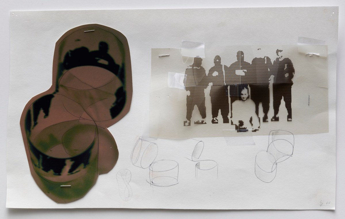 Seth Price, Study for Hostage II