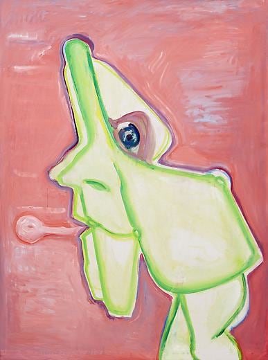 Selbstportraet mit Sprechnase