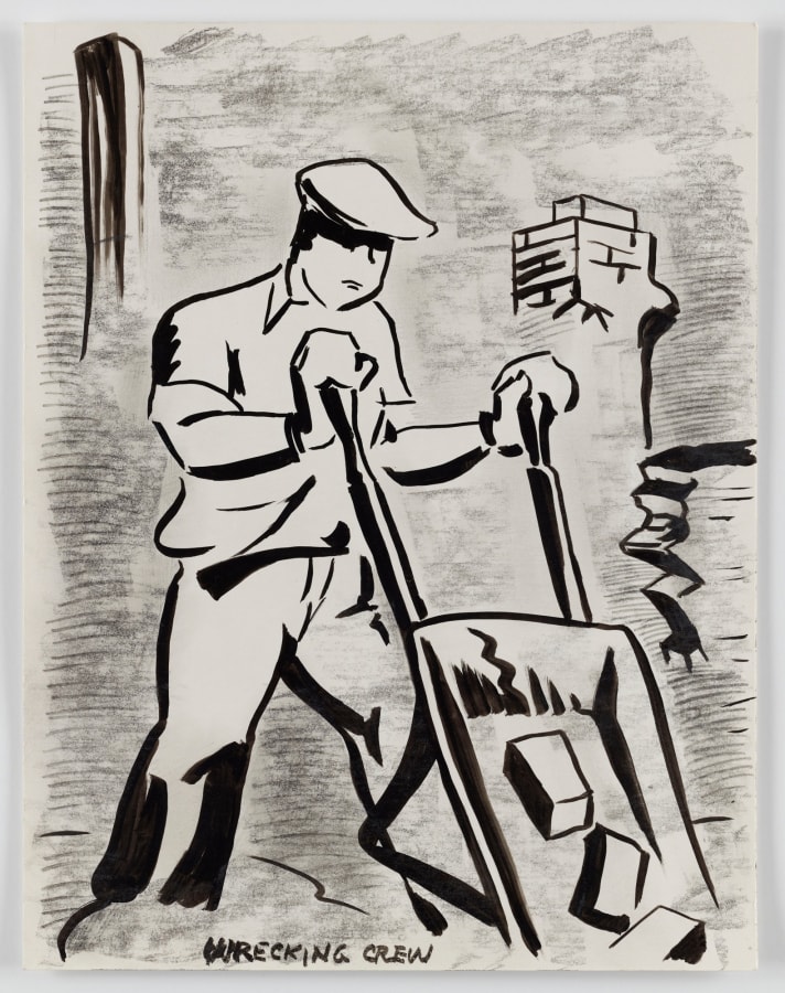 Seth Price, Calendar Study: Wrecking Crew