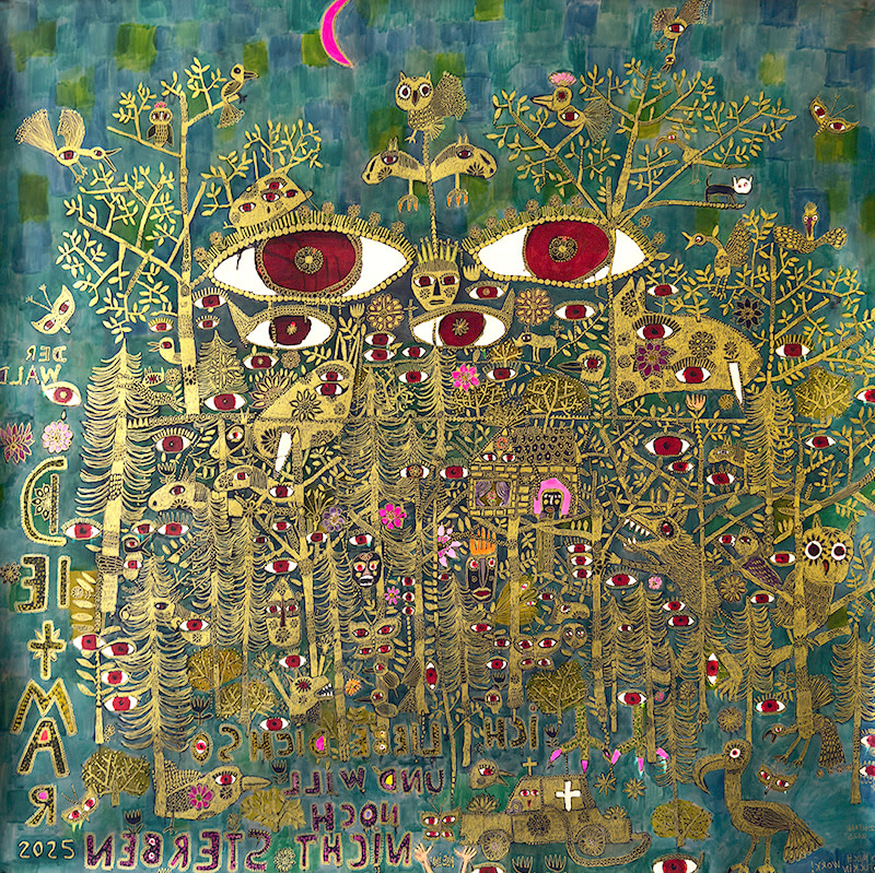 Dietmar Busse, The Forest Has a Thousand Eyes, 2025