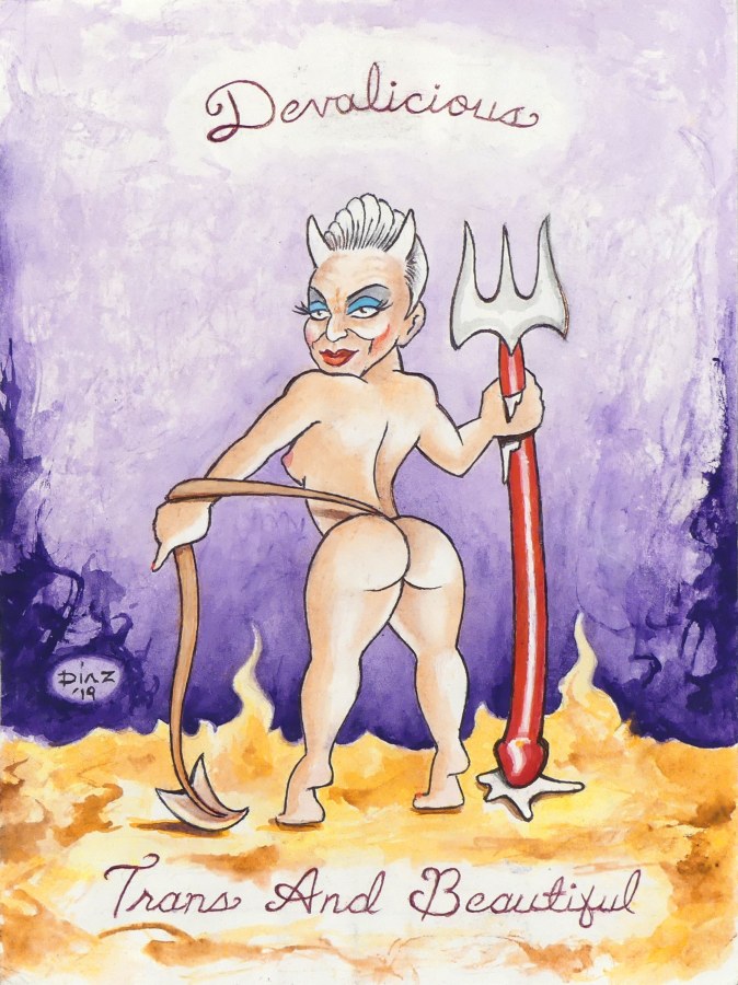 Jamie Diaz, Devalicious (Self-Portrait), 2019