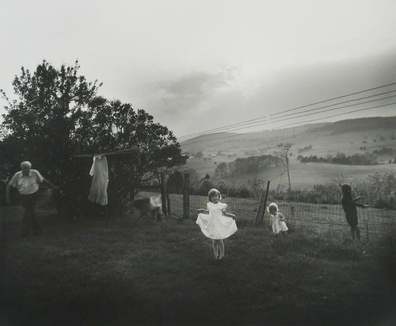 Girl in white dress by Sally Mann
