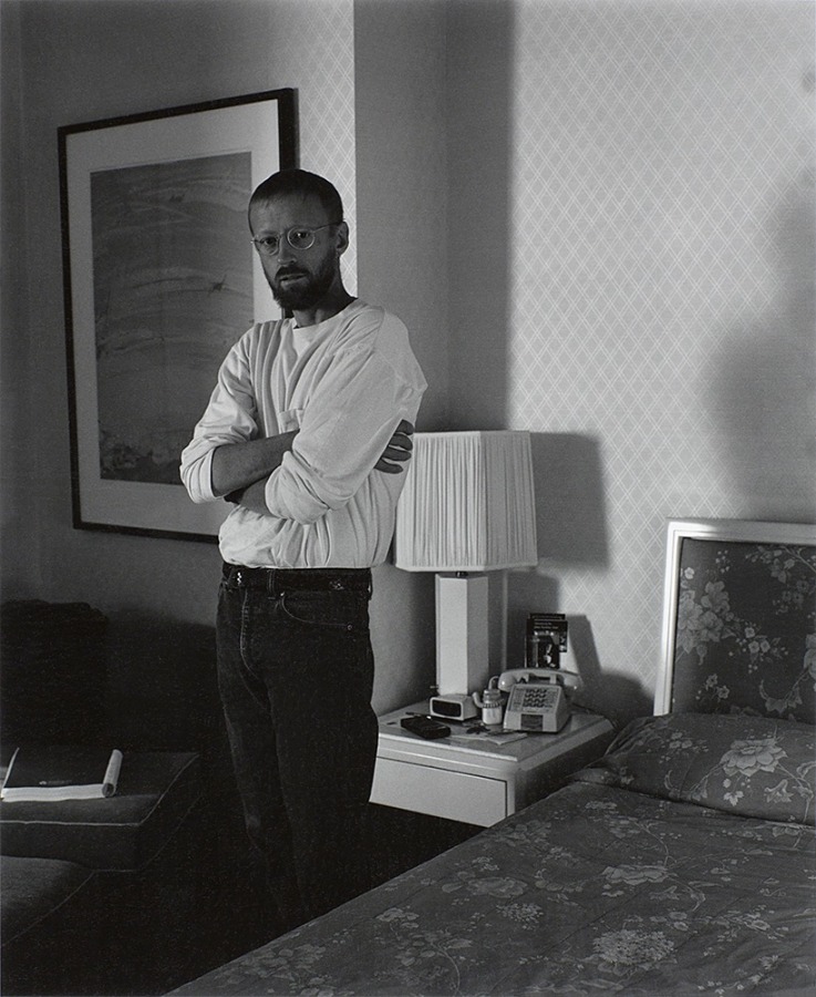 Man in hotel by Stephen Barker