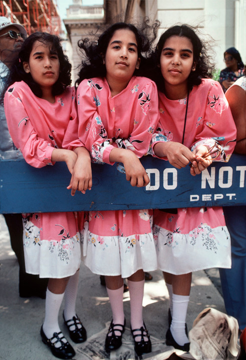 Triplet girls by Arlene Gottfried