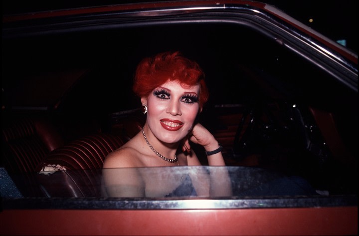 Woman in car by Arlene Gottfried