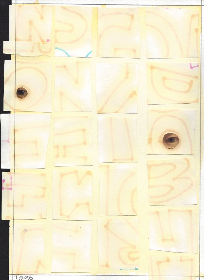 Untitled Yellow Composition by Tim Greathouse