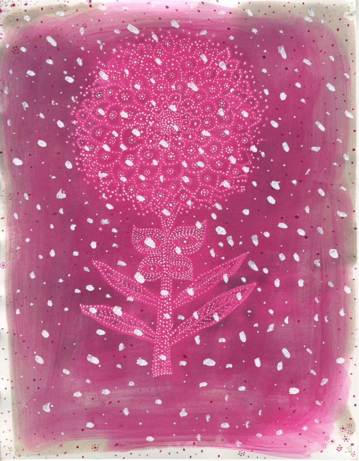 Dietmar Busse, A Rose and a Buttlerfly in a Snowstorm, 2025