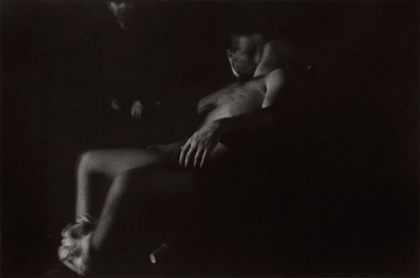 Men in movie theater by Stephen Barker