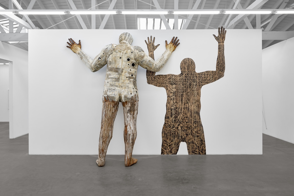 Installation view of&nbsp;HECTOR DIONICIO MENDOZA: Buscando Futuro / Searching for a Future, on view from January 13 to February 17, 2024