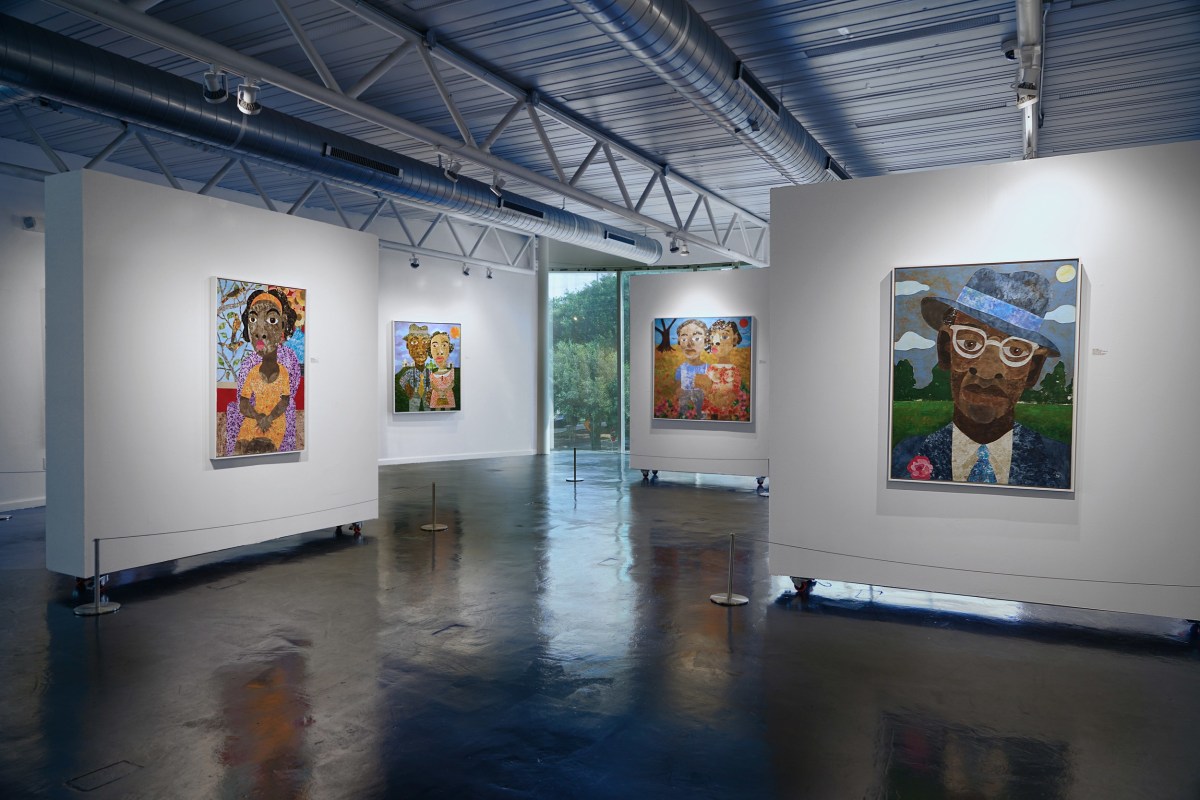 Installation view of&nbsp;Evita Tezeno: Out of Many, Houston Museum of African American Culture on view from April 28 - June 17, 2023