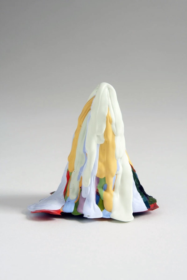 Margie Livingston One Pile of Paint, Dark to Light #1, 2010 Acrylic 3 x 3 x 3 in.