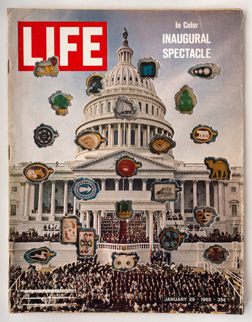 Dennis Koch, LIFE Cutout No. 079 (January 29, 1965, Inaugural Cuff Links), 2018