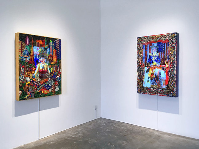 Installation View of Federico Solmi: The Brotherhood