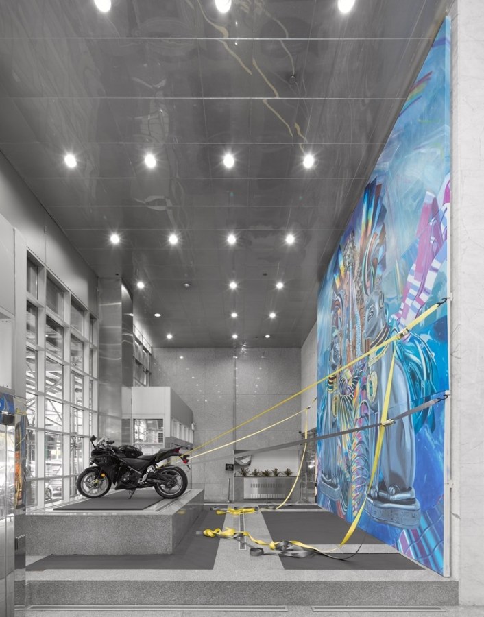 Installation View of CAITLIN CHERRY:&nbsp;Arctic Sovereignty presented by Art-in-Buildings by Time Equities, Inc.&nbsp;Photo&nbsp;by Sol Hashemi.