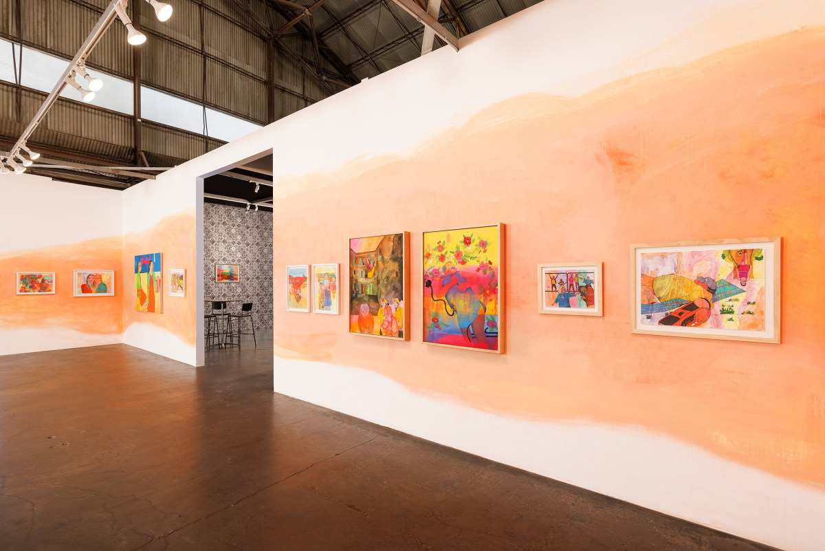 Installation view of&nbsp;Karla Diaz: Wait &lsquo;til Your Mother Gets Home, on view from&nbsp;February 17 - June 22, 2024