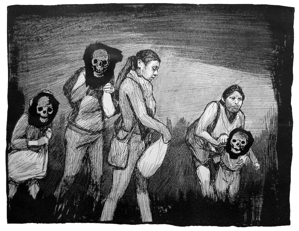 Hugo Crosthwaite A Portrait of Beatrice Sarmiento Chavez, 2019.