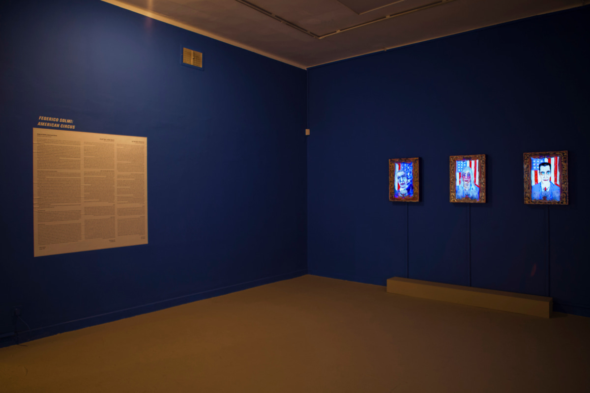 Installation image of Federico Solmi: American Circus&nbsp;