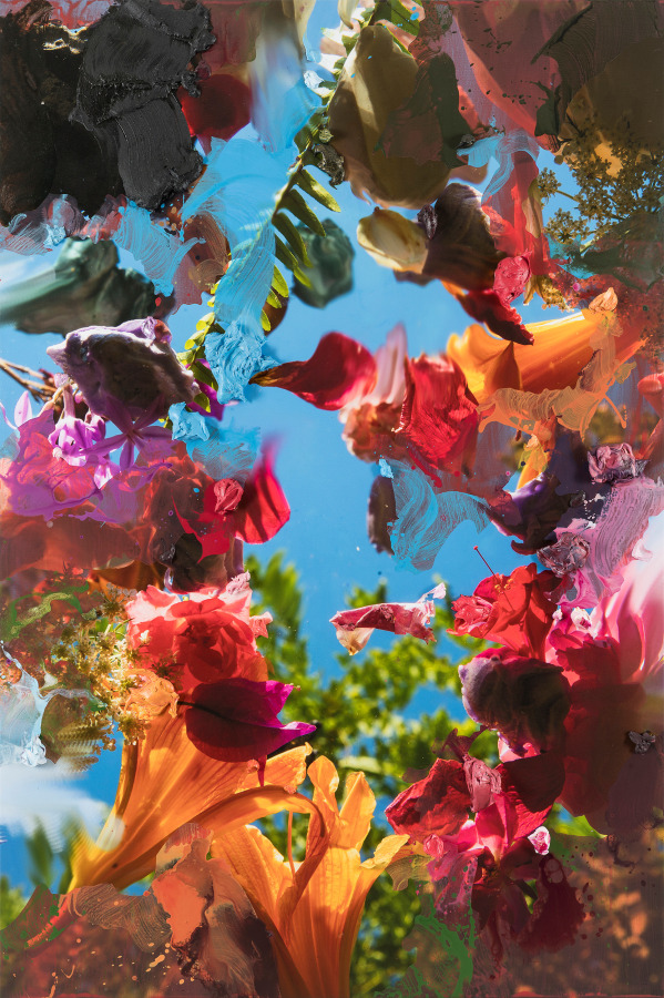 Andr&eacute; Hemer, Phenomena (Sicily, July 13, 18:19 CEST), 2022, Acrylic and pigment on canvas, 71 x 47 in.