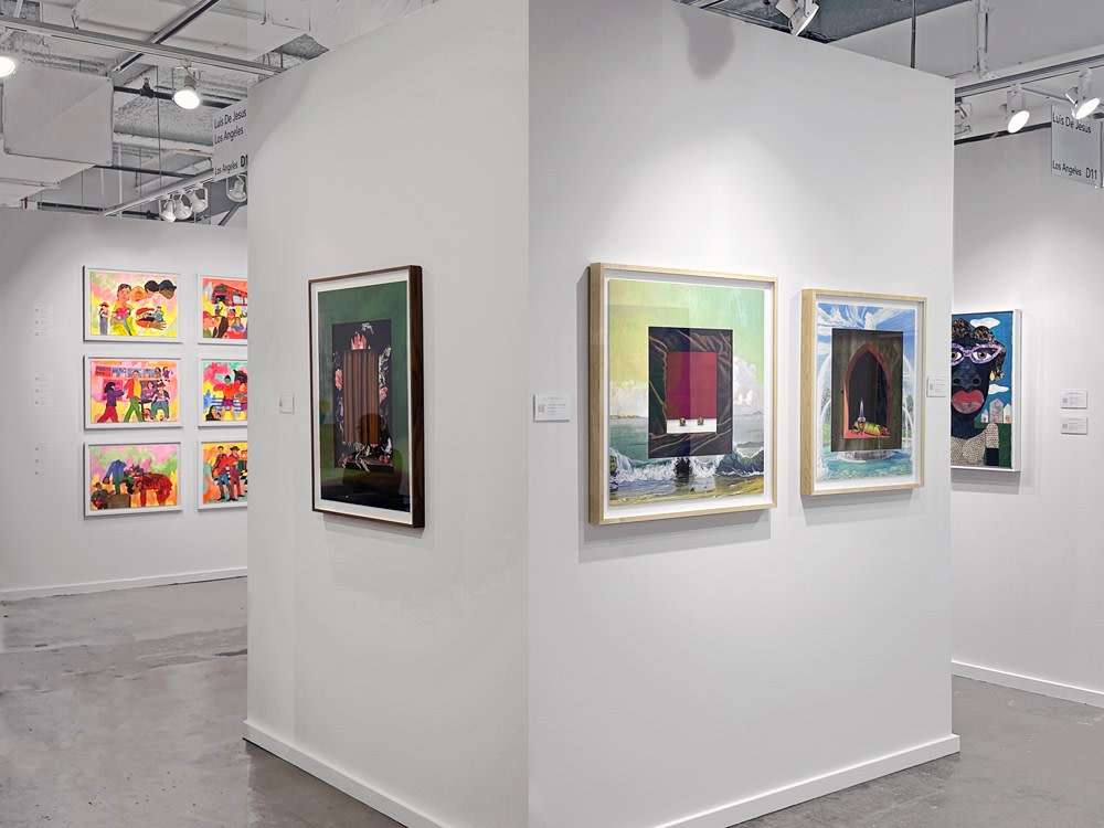 Installation view of Luis De Jesus Los Angeles at Dallas Art Fair 2023