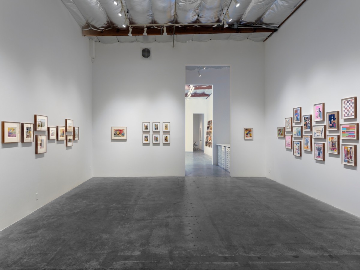 Installation view of Something Else: The Collages of Nathan Gluck