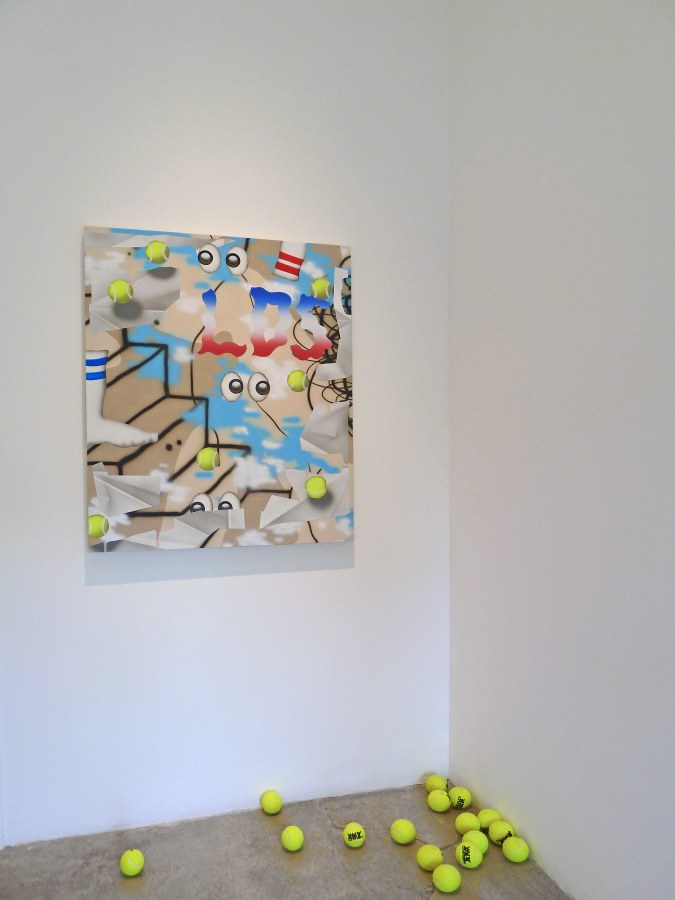 Installation View of Josh Reames: #PAINTING
