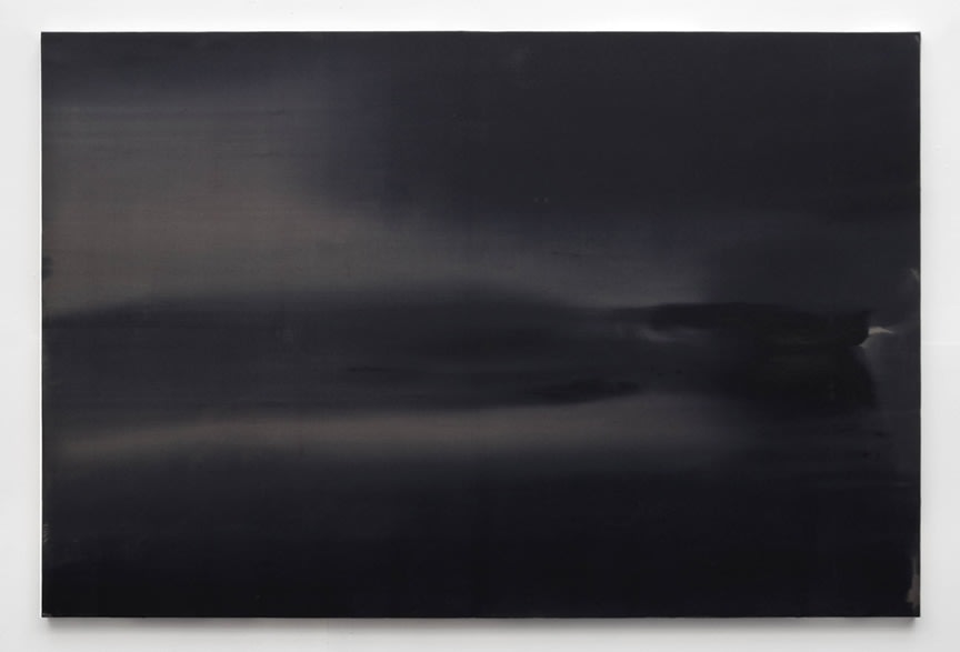 Mara De Luca Elegy II.III, 2012 Acrylic and collage on canvas 72 x 108 in.