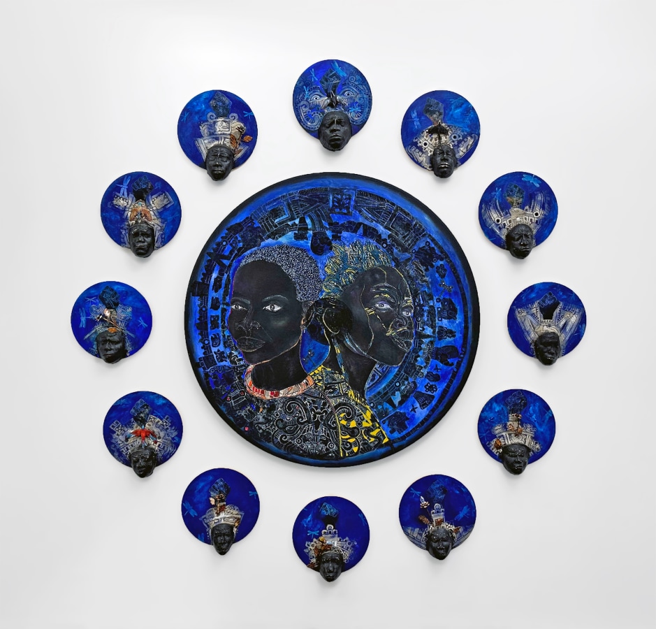 Yrneh Gabon Black Eclipse / Sunshine Afro Blue, 2022-2024