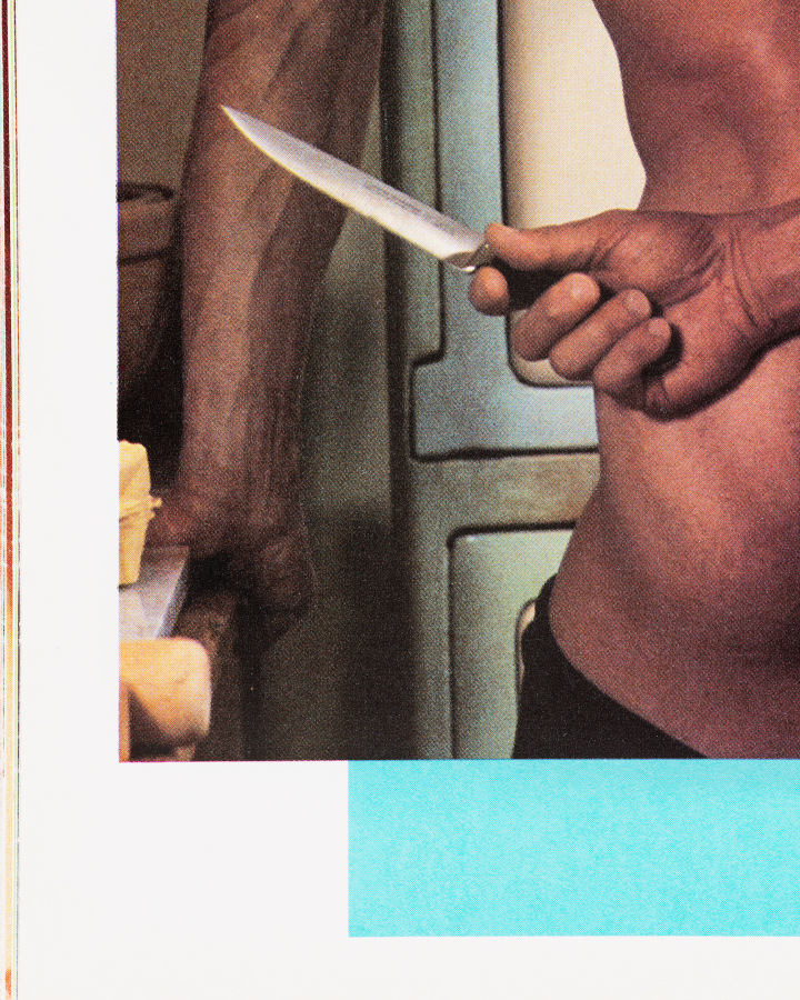 Pacifico Silano, Untitled (Knife), 2022 UV Laminated Archival Pigment Print Mounted on Museum Box, 40 x 50 in.,&nbsp;​​​​​​​Edition of 3 + AP