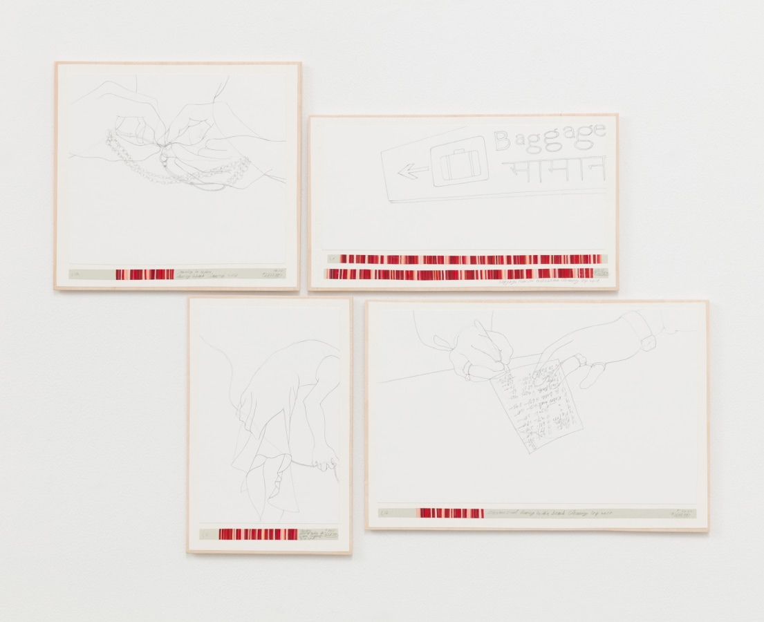 Installation view of Danica Phelps: Many Drops Fill a Bucket