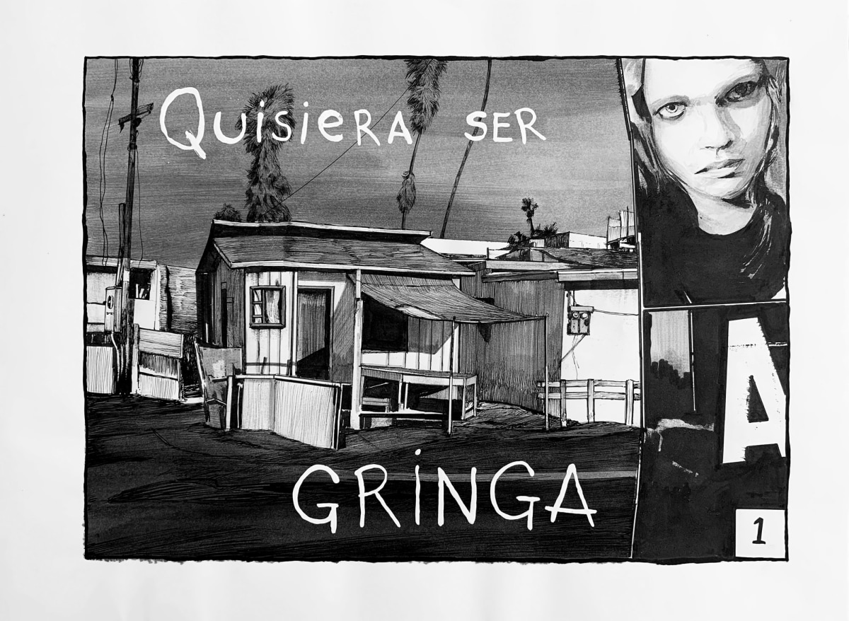 Hugo Crosthwaite Tijuana Bible, #3,&nbsp;2018 (page 1)