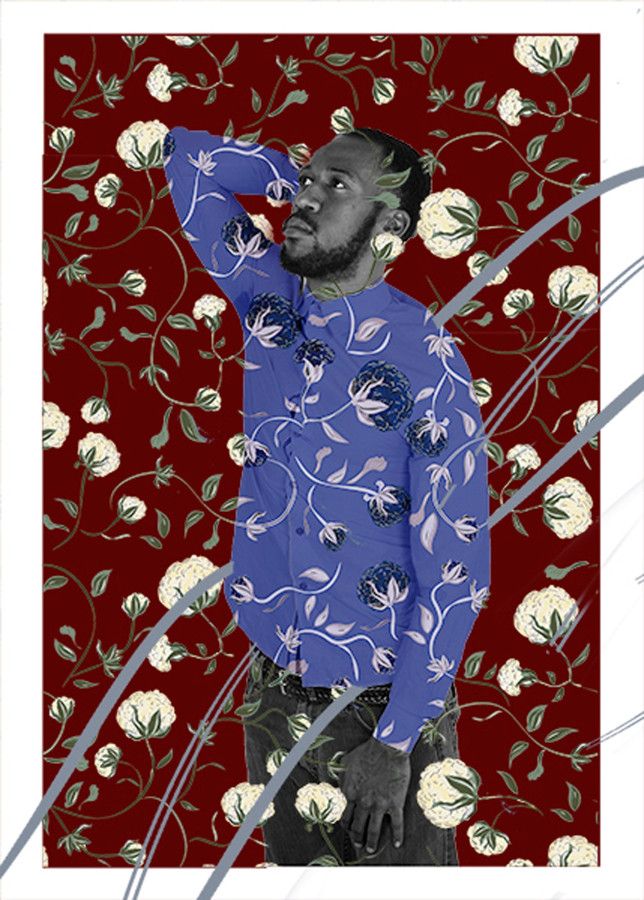 Carla Jay Harris, Desert Cotton Series, Rod, 2018 Archival pigment print 36 x 24 in.