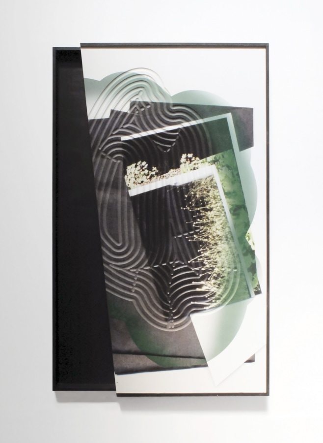 Kate Bonner The framing in it, 2016 Digital prints on MDF, 55 x 40 x 4 in