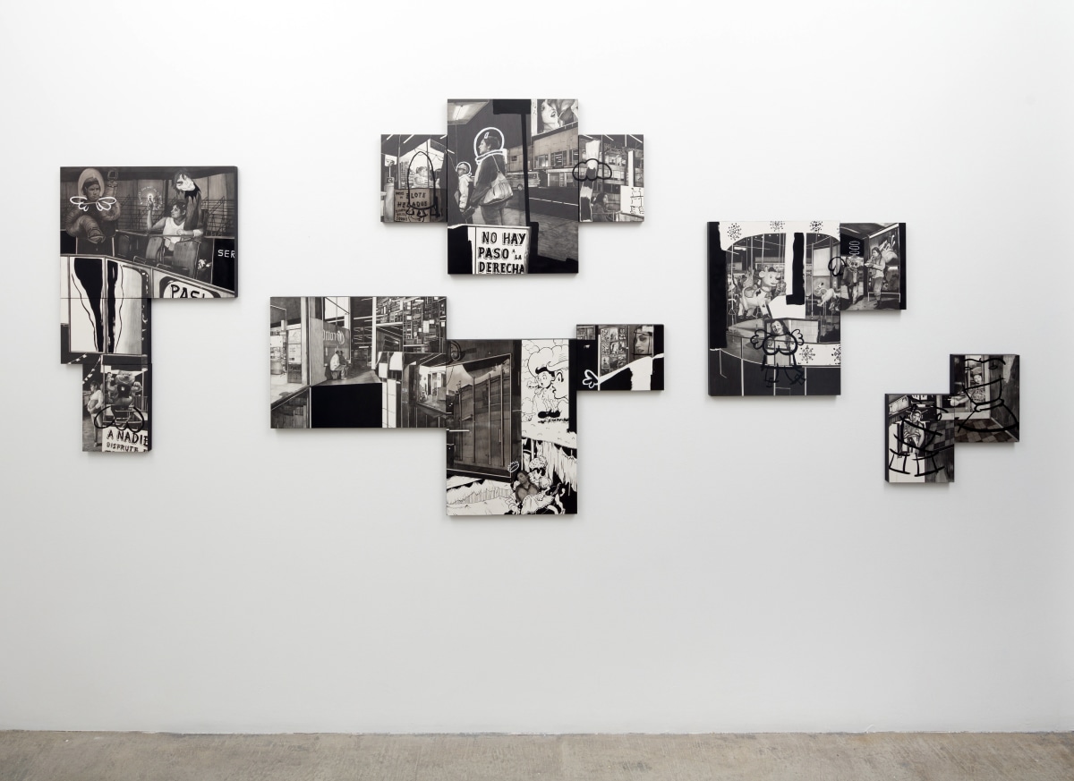 Installation View of Hugo Crosthwaite:&nbsp;TIJUAS! (Death March, Tijuana Bibles, and Other Legends)