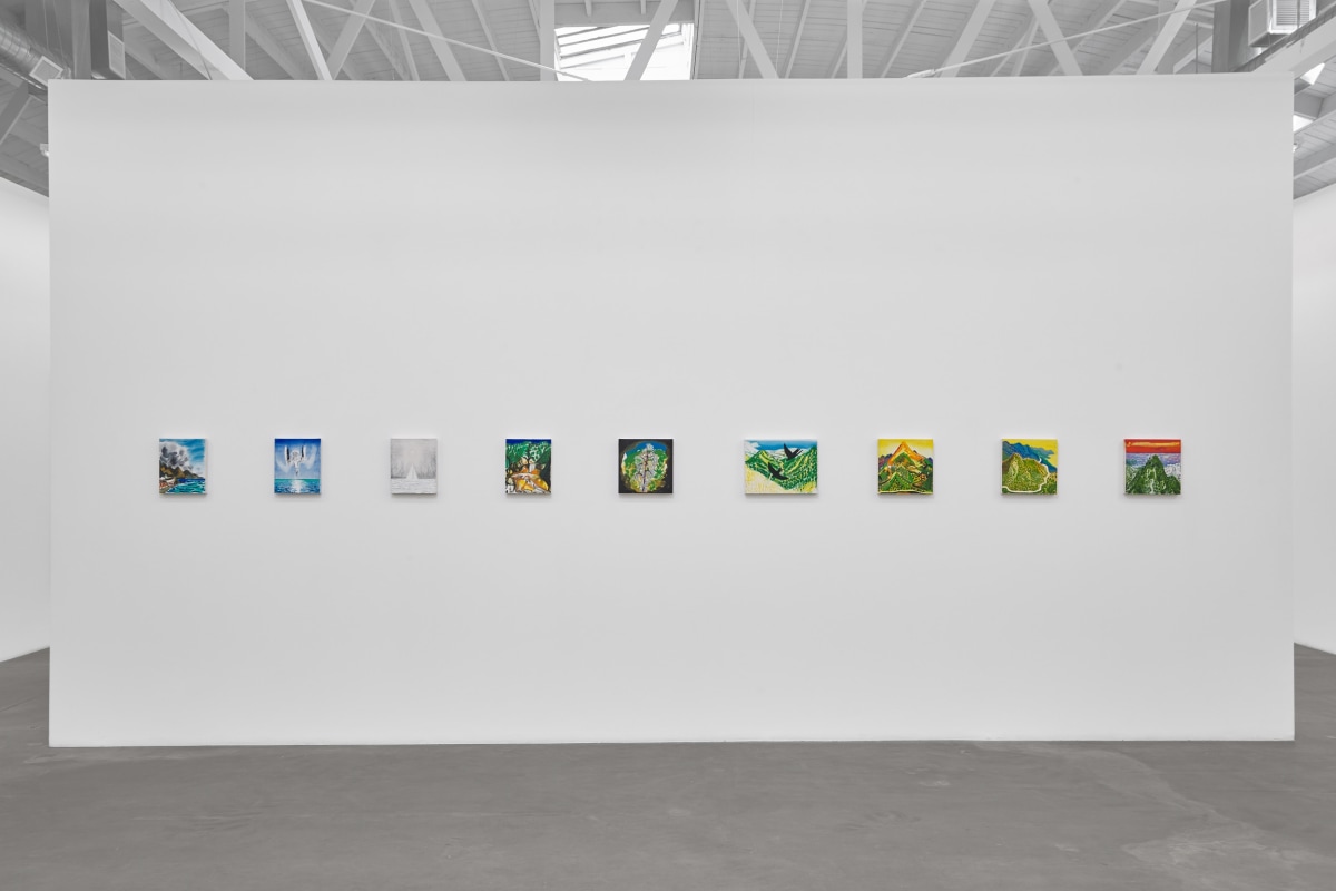 Installation view of ERIK OLSON: The Mountain and the Sea, on view June 17 - August 5, 2023