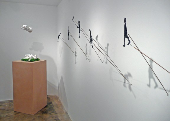 Installation View of Joe Dark Shadow Theater