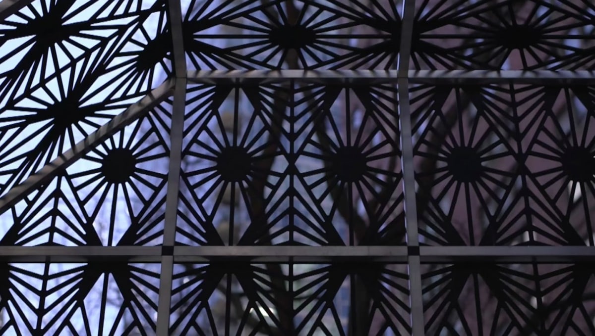 Installation view of&nbsp;Screenhouse&nbsp;at&nbsp;The Arts Club of Chicago&nbsp;