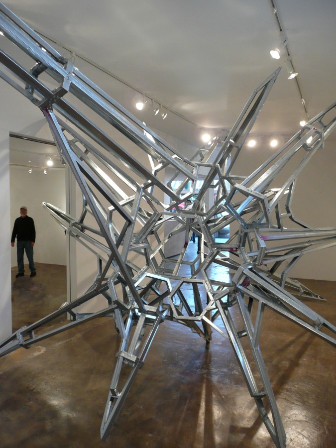 Installation View of Daniel Ruanova's DEFEND: SECURITY | Constructs of a People Fearing Society.