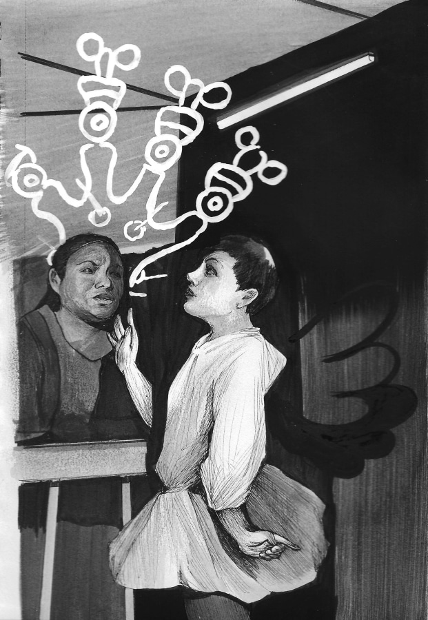 Hugo Crosthwaite Carpas Study, #21, 2013