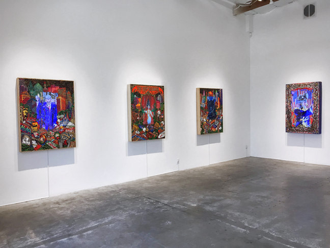 Installation View of Federico Solmi: The Brotherhood