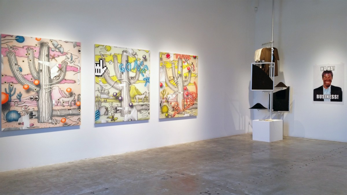 Installation View of HA! HA! BUSINESS!