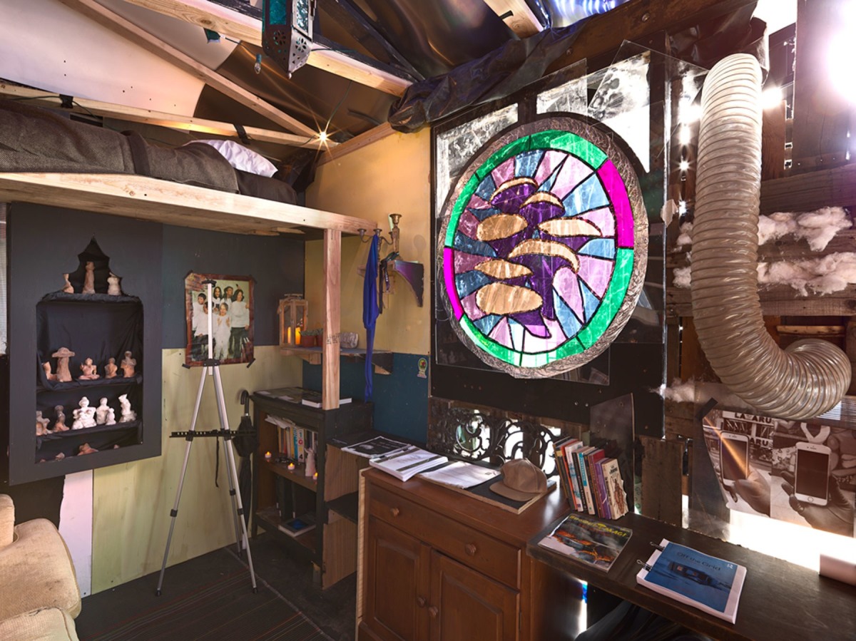 Installation View of&nbsp;A Wild Ass Beyond: ApocalypseRN&nbsp;at Performance Space&nbsp;New York. Photo by Genevieve Hanson.