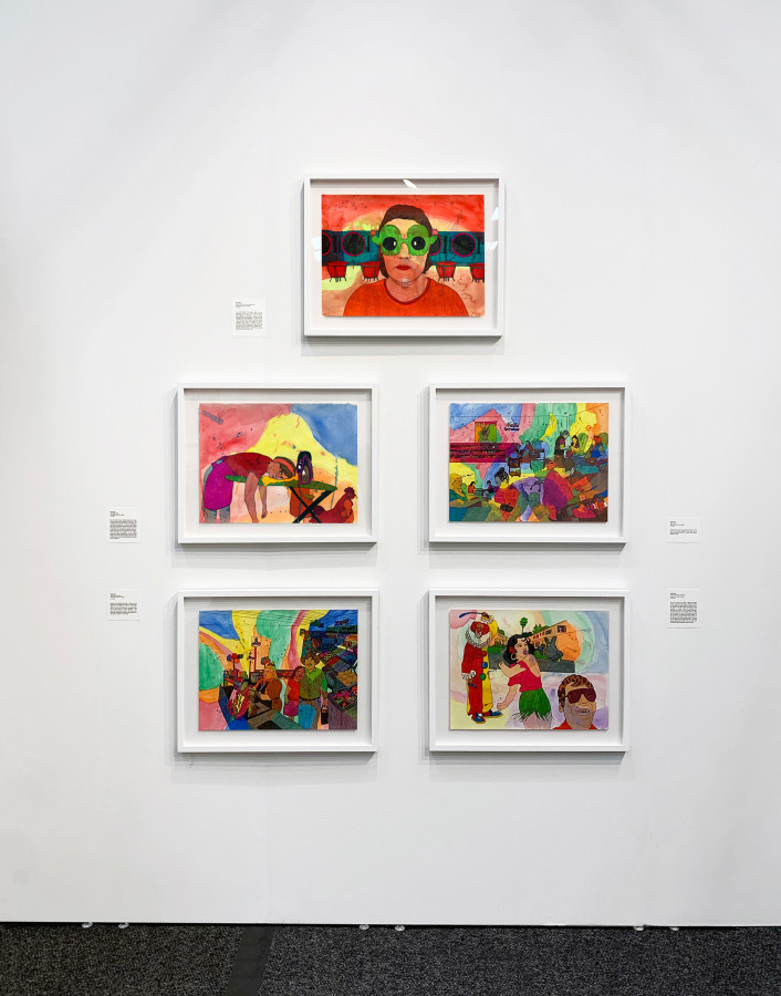 Installation view 3 of Karla Diaz at NADA New York 2022