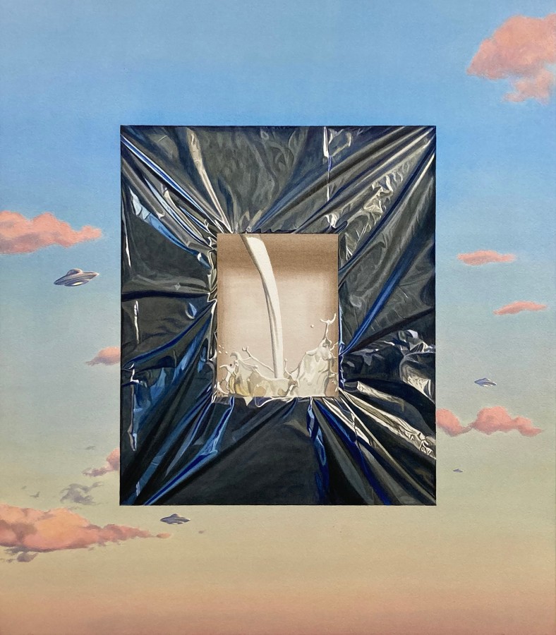 Tristram Lansdowne, Dawner, 2022, Watercolor on paper, 26.5 x 23 in.