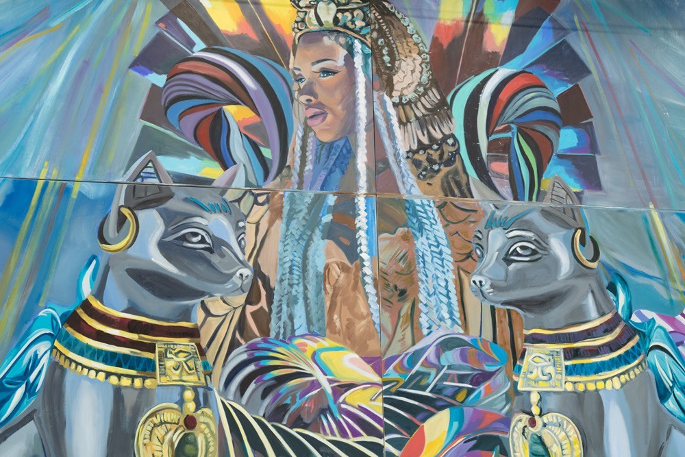 Detail&nbsp;of CAITLIN CHERRY:&nbsp;Arctic Sovereignty&nbsp;presented by Art-in-Buildings by Time Equities, Inc.&nbsp;Photo&nbsp;by Sol Hashemi.