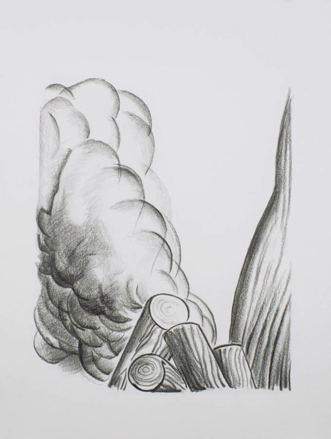 Ken Gonzales-Day, Untitled (After Hugo Gellert, Stake in the Commonwealth, 1931), 2021, Archival ink and pencil on Arches BFK Rives, 15 x 11 in.