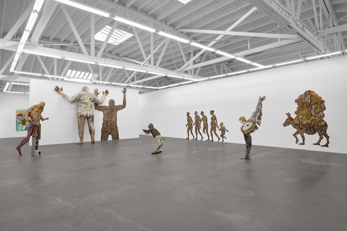 Installation view of&nbsp;HECTOR DIONICIO MENDOZA: Buscando Futuro / Searching for a Future, on view from January 13 to February 17, 2024