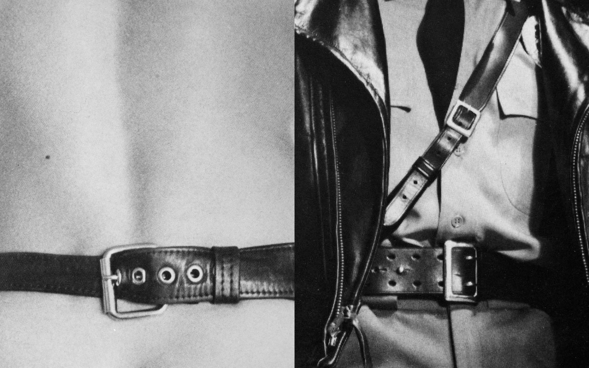 Pacifico Silano, The Leathermen, 2022, UV laminated archival pigment print mounted on Museum Box, 50 x 80 in., 50 x 40 in. Each panel