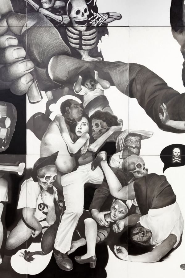 Detail of Hugo Crosthwaite&#039;s&nbsp;Death March, 2010-2011