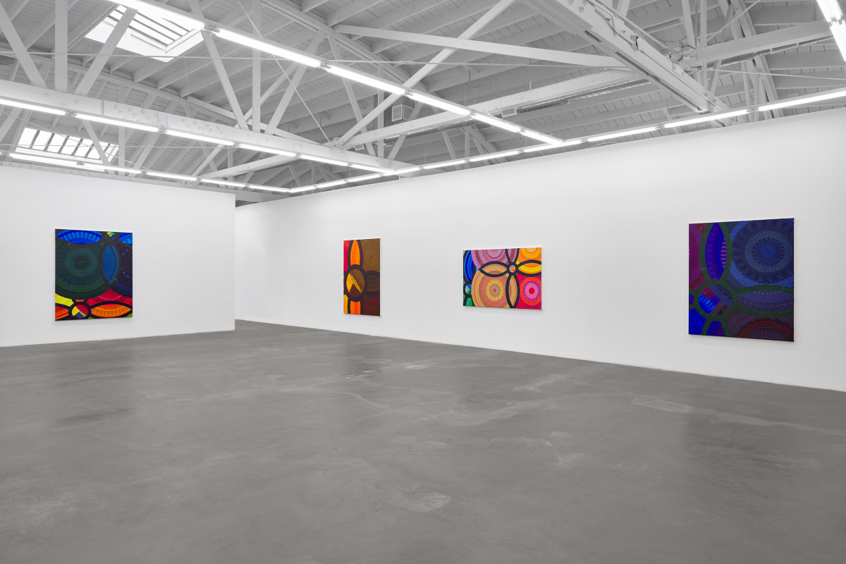 Installation view of JUNE EDMONDS: Meditations on African Resilience, on view February 24 - April 13, 2024