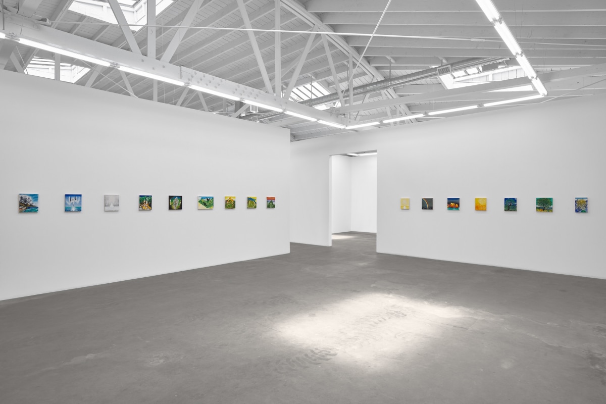 Installation view of ERIK OLSON: The Mountain and the Sea, on view June 17 - August 5, 2023